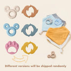 Baby Bandana Drool Bibs 6-pack - 100% Cotton Baby Bibs with Teether for Teething - Image 3