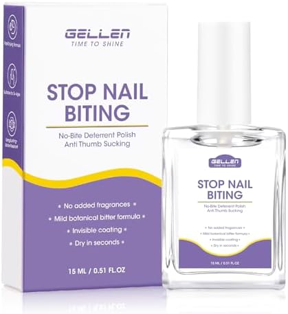 Gellen safe thumb sucking deterrent application brush on clean fingernails