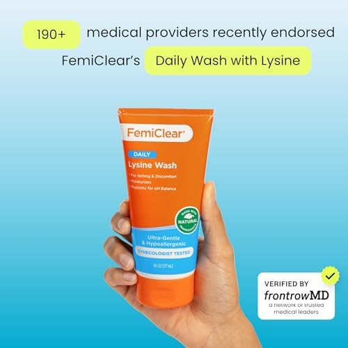FemiClear intimate wash packaging highlighting dermatologist tested hypoallergenic formula
