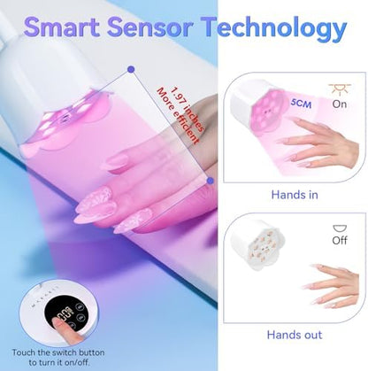 Makartt UV nail lamp in professional manicure setting