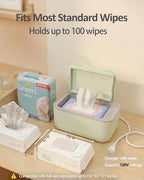 Top view of Awesmom wet wipes dispenser for diaper changes