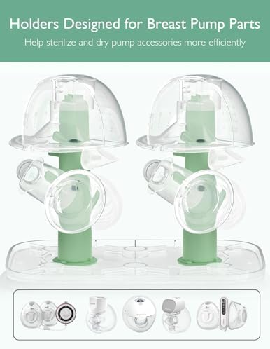 Detailed view of Momcozy sterilizer modular racks