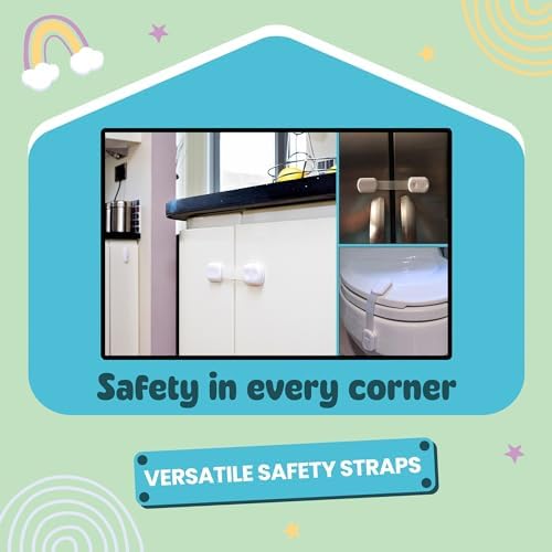 Child safety refrigerator locks for toddler protection