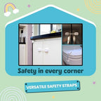 Child safety refrigerator locks for toddler protection