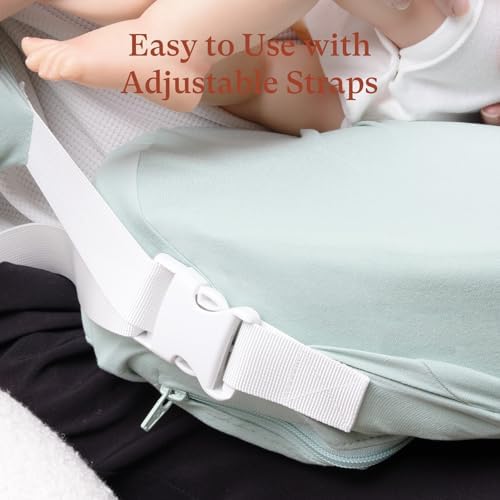 Instructions for installing Littogoose slipcover on nursing pillow