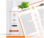 Natural peppermint lice prevention shampoo 8 fluid ounce bottle