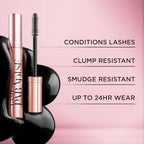 Washable mascara removing easily with soap and water daily