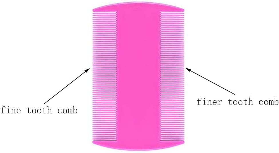 Close up of double sided fine teeth on Cdoffice pet comb