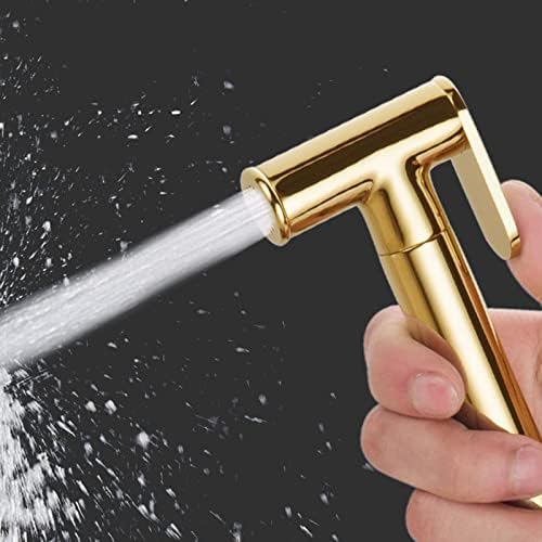 Samnuerly luxury gold toilet bidet spray head