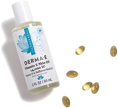 Derma E facial treatment packaging and label details