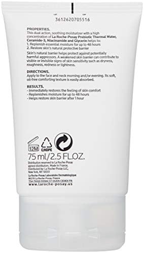 Prebiotic thermal water face cream for balanced skin microbiome