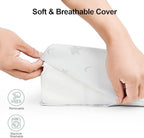 BEIANPP 29 x 15 inch changing pad white star pattern