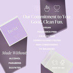 Beia fragrance free intimate cleansing wipes for sensitive skin
