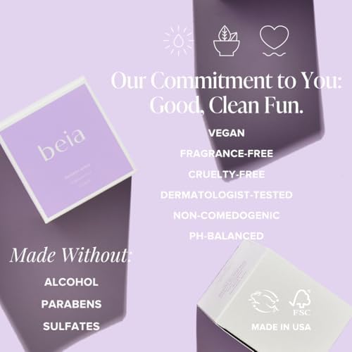 Beia fragrance free intimate cleansing wipes for sensitive skin