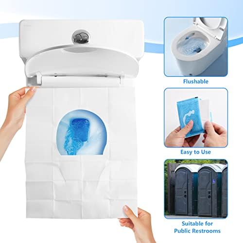 TenFans disposable toilet paper liners individual travel packaging