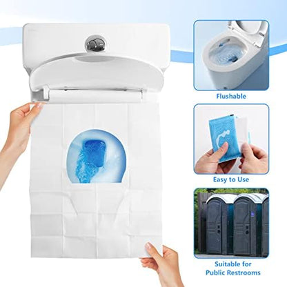 TenFans disposable toilet paper liners individual travel packaging