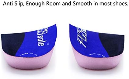 Deep heel cup design of PCSsole 3/4 length shoe insoles