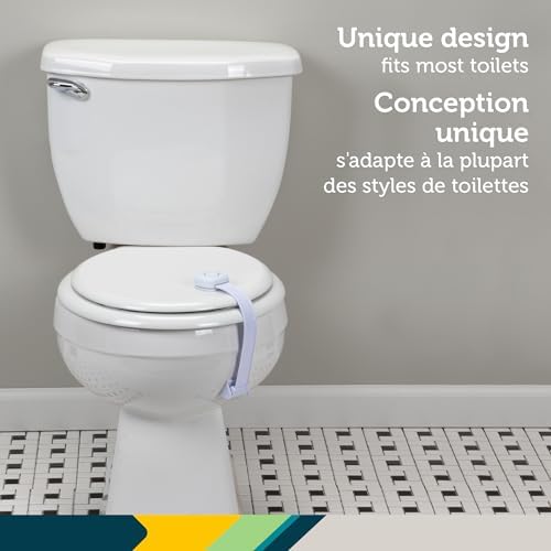 Safety 1st OutSmart Toilet Lock showcasing detachable strap feature