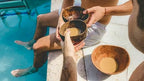 Wakacon kava root powder pouch displaying organic island sourcing information