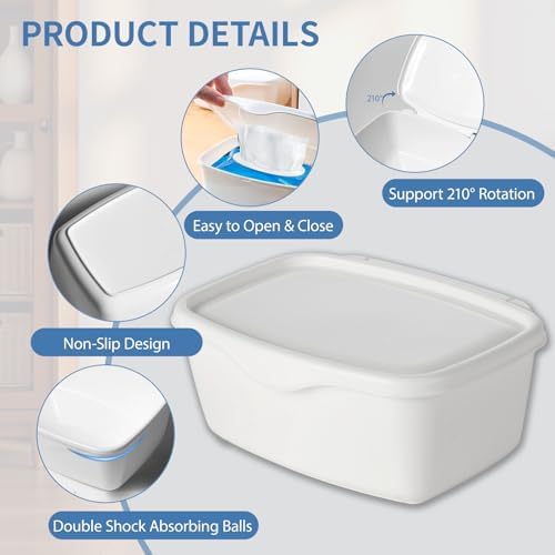Eiszhjk bathroom wipes holder showing sealing mechanism