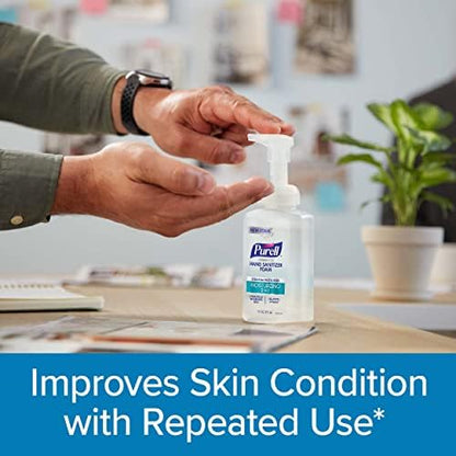 Purell Advanced Hand Sanitizer 2in1 Moisturizing Foam, Naturally Fragranced with Essential Oils, 10 oz Pump Bottle (Pack of 3), 3002-06-EC - Image 6