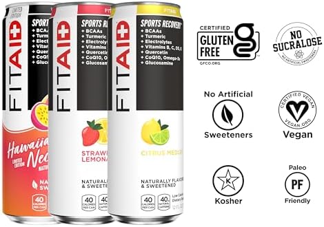 Lifeaid Fitaid fitness lifestyle product arrangement