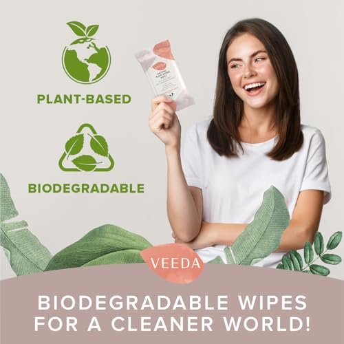 USA imported Veeda natural cotton feminine hygiene cloths.