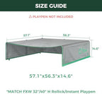 FXW sun shade portable UV blocking cover folded near carry bag