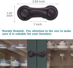 Close up of KongNai adhesive baby proofing latch