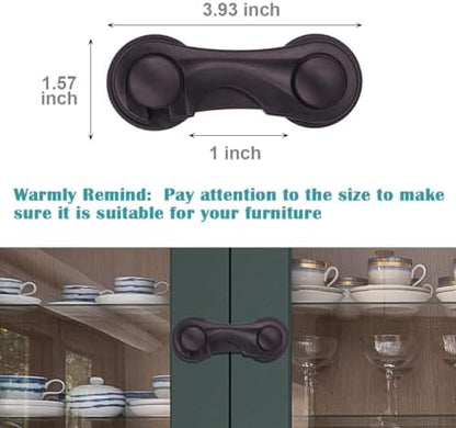 Close up of KongNai adhesive baby proofing latch