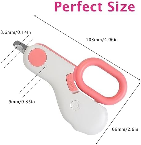 GuLuPets cat and rabbit nail clipper built in safety lock mechanism.