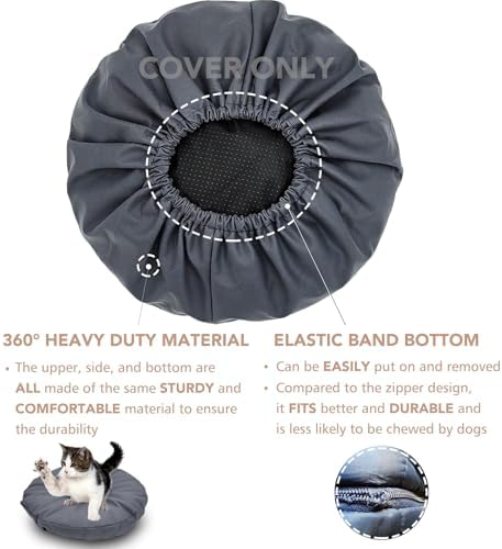 Panabana waterproof dog bed shell highlighting the elastic bottom opening design