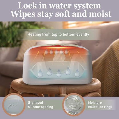 GOGO Pure wipe dispenser with flip top lid open