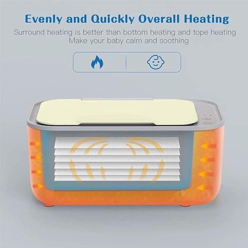 Dakong wipe warmer lid open showing large capacity interior
