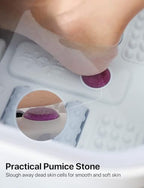 Alljoy heated foot bath with carrying handle and drainage outlet