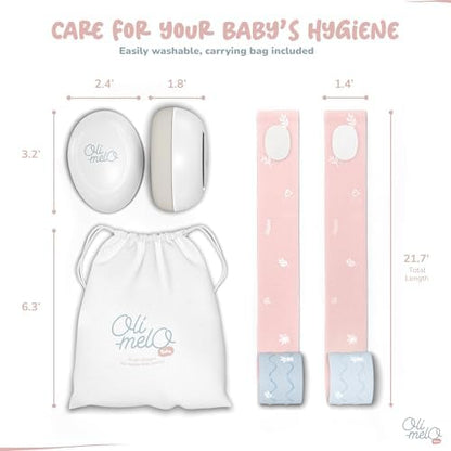Authentic Oli-Melo baby hearing protection packaging for USA imported quality.
