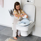 Kindsgut child friendly non slip toilet reducer base showing rubberized grip