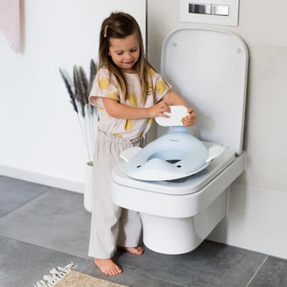 Kindsgut child friendly non slip toilet reducer base showing rubberized grip
