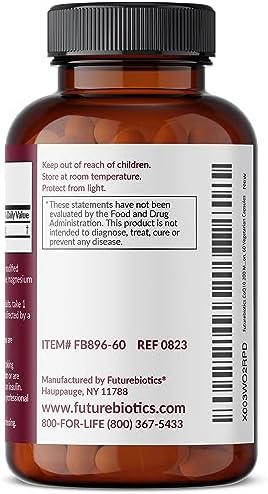 Futurebiotics CoQ10 packaging side angle
