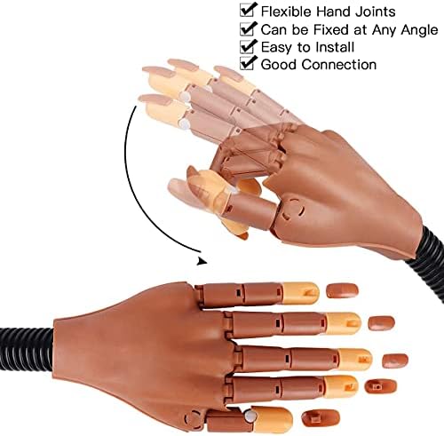 Close up of flexible mannequin hand finger joints
