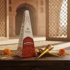 Premium imported Kumari Kulture henna cones layout highlighting authentic USA sourcing.