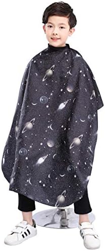 Anti-static hair cutting cloth cover for children home haircutting kits