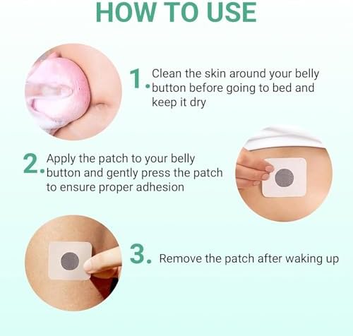 Breathable and lightweight adhesive backing overview of the comfortable daily wear slimming patch.