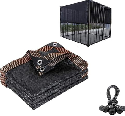 HomeABC ninety five percent sunblock mesh panel with reinforced metal grommets