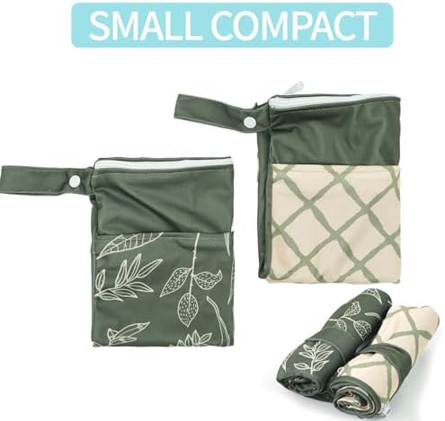 CoolaPeach wet dry bag folded for travel storage