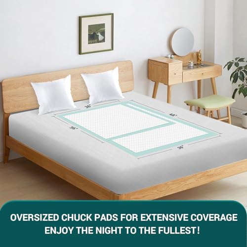 Soft non woven top layer of the BIGGMED adult pee pad showing texture and comfort.
