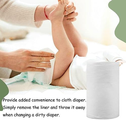 Alvababy diaper liners roll 100 count for cloth diapers