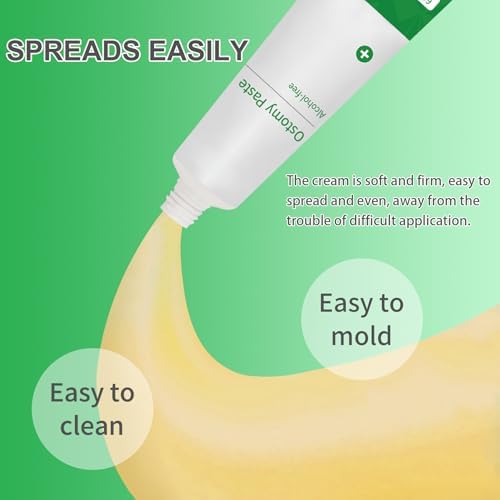 ZnnaYoha stoma adhesive paste single pack container for secure pouching system seals