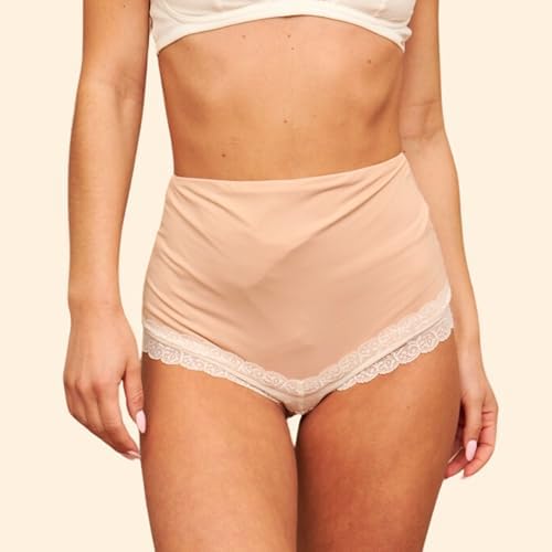 High waist colostomy bag cover underwear with internal support pocket