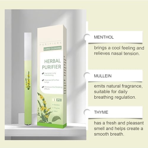 The premium herbal breath device being unboxed to reveal the modern yellow and green aesthetic.